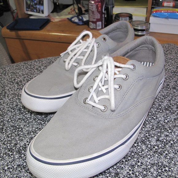 Sperry Men's Striper II CVO Salt Wash Casual Shoes Sized 14 - Picture 1 of 9